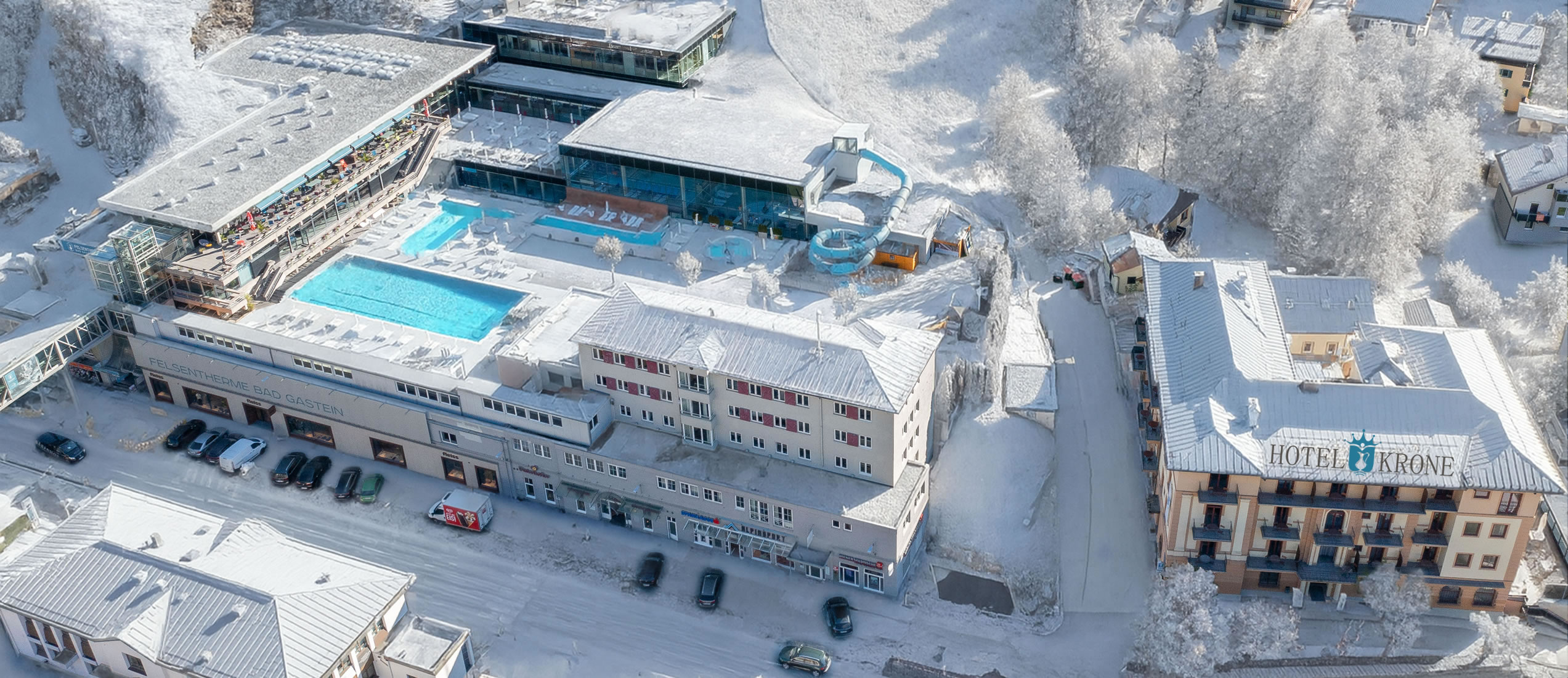 Hotel direkt an der Therme in Bad Gastein © Gerhard Michel