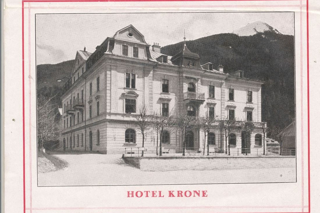 Hotel Krone ca. im Sommer 1906 © Archiv Hoffmann Franz Dipl Ing.