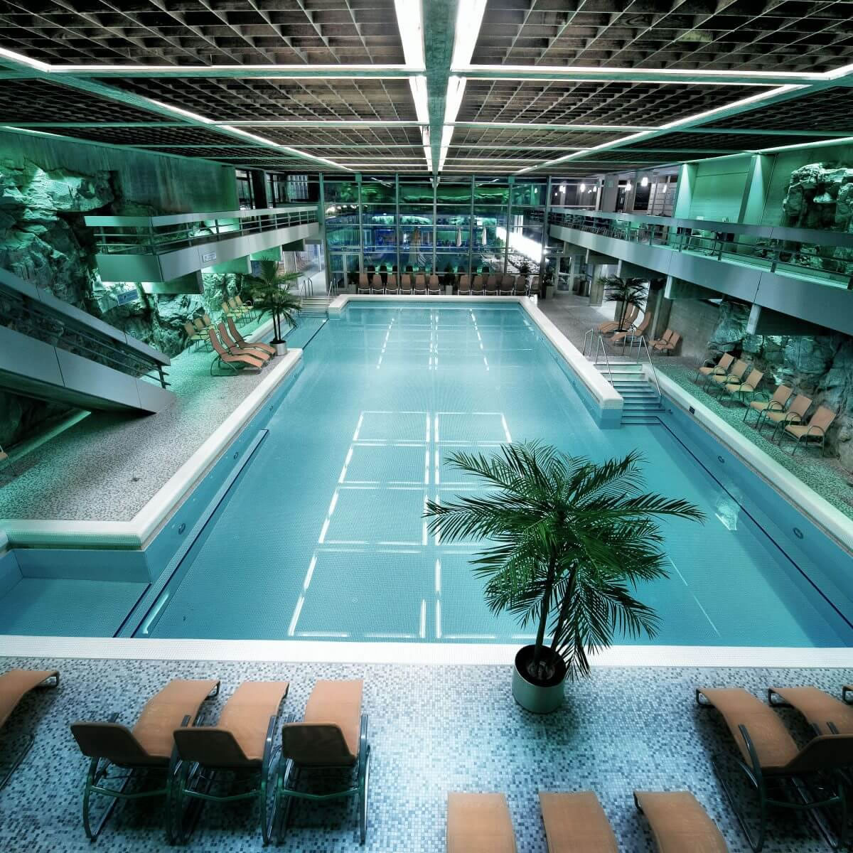 Felsentherme - direkter Zugang vom Thermenhotel aus © Felsentherme Bad Gastein_Atelier Gerhard Wolkersdorfer